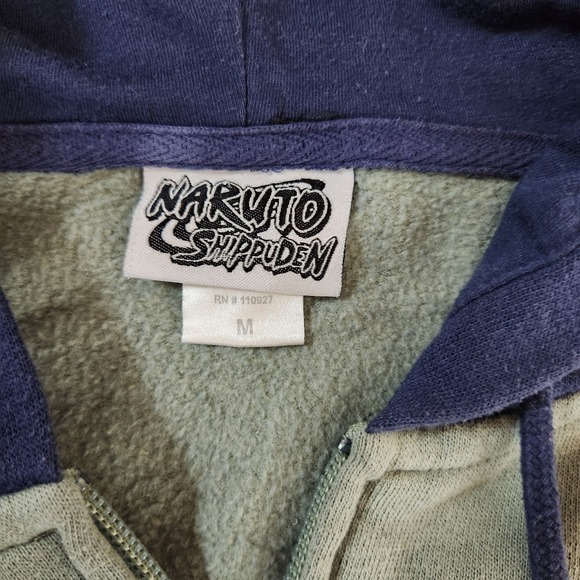 Naruto Shippuden Kakashi Hatake Full Zip Hoodie‎ Hot Topic Men's Unisex Medium - Picture 8 of 13